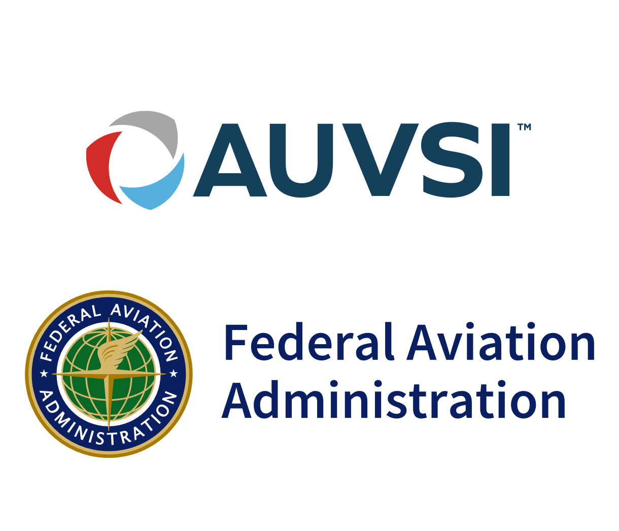 AUVSI and FAA Logos