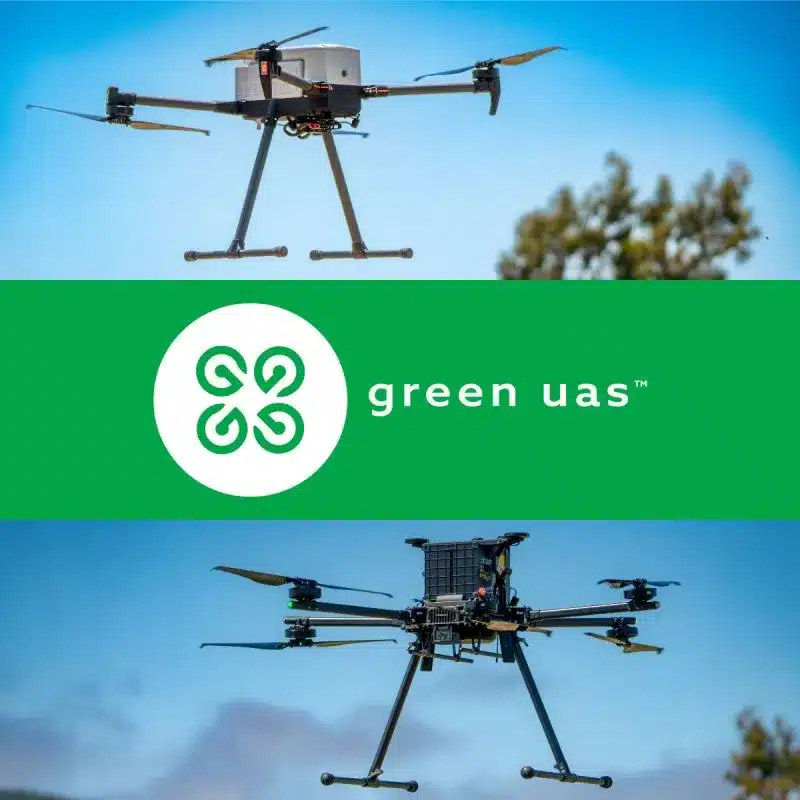 AUVSI announce Green UAS certification for four fliers.